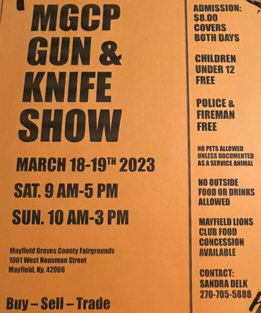 Gun & Knife Show MayfieldGraves County Tourism Commission